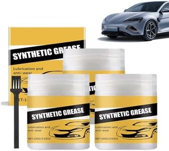 Heavy-Duty Car Care Grease,Multi-Purpose Grease for Hinges,Bearings,Gears,Garage Doors,Cars,Lubricant Wheel Bearing (3PC)