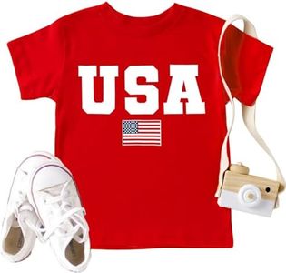 USA Shirt Toddler Boys Girls American Flag Tshirt 4th of July Shirt Kids 250 Anniversary Patriotic Tee Tops