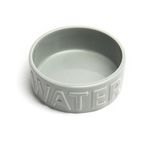 Park Life Designs Pet Bowl | Classic Water (Large, Grey)