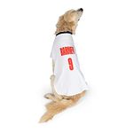 Dogsy Official Personalised England Dog Shirt | England Football Shirt for Dogs | Dog England Outfit | Dog England Football Kit | Licensed England Shirt | Dog Football Top (Medium)