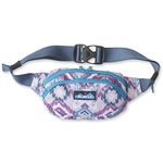 KAVU Spectator Belt Bag Polyester Hip Fanny Pack, Purple Ikat, One Size