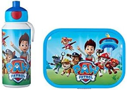 Mepal - Set de Almuerzo Campus - Fiambrera para Niños con Botella Pop-up y Fiambrera - Set de Almuerzo para el Colegio o para Llevar - Sin BPA - 400 ml + 750 ml - Paw Patrol