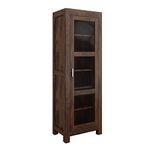 The Attic Victoria Kitchen Cabinet Multipurpose Cabinet for Bedroom Living Room Study bar|Solid Wood Bookshelf/Kitchen Cabinet|Walnut Matte Finish