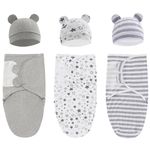 3-Pack Organic Baby Swaddle Sleep Sacks for Newborn - Baby Swaddles 0-3 Months, Baby Swaddle Sack, Baby Swaddle Blanket Wrap