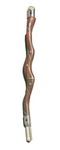 Jet Rosewood Healing Wand Snake Shape Chakra Balancing Element Reiki Energy Cleansing Wooden Stick Handcrafted Spiritual