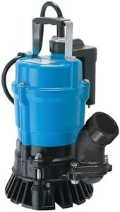 Tsurumi Pump HSE2.4S Submersible Trash Pump - Auto Relay Switch 1/2 HP 115V 2 in Discharge Dewatering Applications | 53 GPM / 3180 GPH