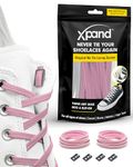 Xpand No Tie Shoelaces System with Elastic Laces - One Size Fits All Adult and Kids Shoes