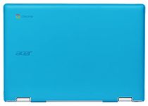 mCover Case Compatible for 11.6" Acer Chromebook 311 CB311-11H (180° Hinge) & Spin 311 CP311-3H Series Convertible ONLY (NOT Fitting Other Acer Models) (Aqua)