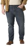 Signature by Levi Strauss & Co Men's Straight Fit Jeans, Bigfoot-waterless, 48W x 30L