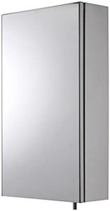 Croydex Anton Single Door Stainless Steel Cabinet