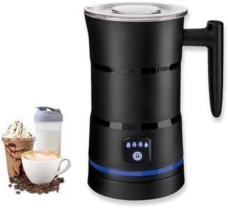 Straame Electric Milk Frother – Professional Automatic Foam Maker for Lattes, Cappuccinos & Hot Chocolates, Stainless Steel, Whisk & Froth in Seconds, Versatile Modes – Ideal for Home & Office Use