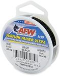 American Fishing Wire Surflon Micro Ultra, Nylon Coated 1x19 Stainless Steel Leader Wire, 61 lb Test, 030" Diameter, Black, 5 m