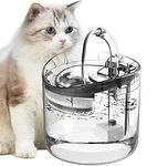 Pets Empire Cat Water Fountain 1.8l Automatic Cycle Multiple Filtering Cat Water Fountain Dog Water Dispenser Super Quiet Automatic Pet Drinking Fountain with Faucet Kits