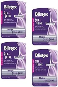 Blistex Silk & Shine, SPF 15 (Pack of 4)