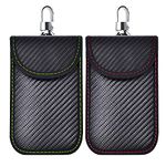 Faraday Pouch for Car Keys, 2 Pack Car Key Signal Blocker Pouch Faraday Bag Rfid Key Pouch Key Fob Protection Pouch for Keyless Car