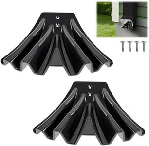 Steipirr 2PCS Gutter Downspout Diverter, Gutter Downspout Extensions for Rainwater Dispersal, Rain Gutter Disperser Fit for 3"x 4" and 3" x 2" Downspout