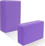 NETXE High Density Foam Yoga Block Brick Set of 2 for Improve Strength, Aid Balance, and Flexibility/Yoga Blocks Set Of 2, Yoga Brick, Gym Accessories (Muiti Colour)