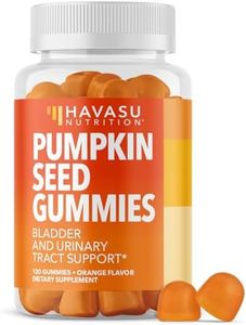 Pumpkin Seed Oil Gummies for Bladder and Urinary Tract Support - 200mg Pumpkin Seed Extract Per Serving - Vegan, Non-GMO, Gluten-Free - Sugar Free Pumpkin Seed Gummies - Orange Flavor, 60 Servings