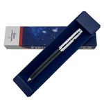 Fisher Space Pen APOLLO Cap-o-matic Black-CHROME CAP Ballpoint Pen -Gift Box FS251