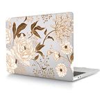 Ajycx Hard Case Compatible with MacBook Pro 15 inch with Retina Display Model A1398 Older Version 2015 2014 2013 2012 No Touch Bar,Protective Plastic Matte Hard Shell Case Cover,Flower 2