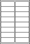 SmithPackaging A4 Self Adhesive Address Labels, 16 Labels Per Sheet, 100 Sheets, 99.1 x 34mm 1600 Labels