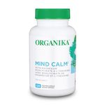 Organika Mind Calm- with Magnesium Bisglycinate, L-Theanine, GABA, Inositol- Promotes Relaxation and Calm without Drowsiness- 120vcaps