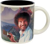 The Unemployed Philosophers Guild Bob Ross Self-Painting Mug - in A Fun Gift Box