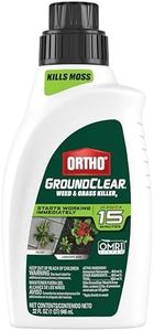 Ortho GroundClear Weed and Grass Killer2 Concentrate, Kills Dandelions, Chickweed, Crabgrass, Moss and More in Patios and Landscapes, OMRI Listed, 32 fl. oz.