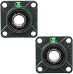 UCF205-16 Pillow Block Bearing, Mount Flange Bearing, 1" Bore Bearing Unit, 4-Bolt Flange, Self Aligning Cast Iron Housing, Set Screw Locking Style Flange Pillow Block Bearing