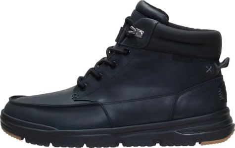 HEYDUDE Boy's Youth Bradley II Classic Boot, Black/Black Size 11