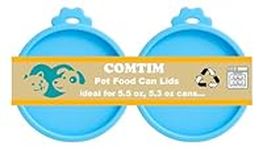 COMTIM Cat Food Can Covers Lids for