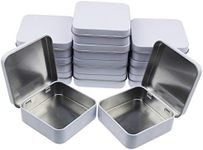Goodma 12 Pieces Square Metal Empty