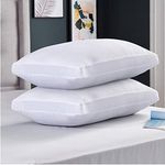 Silentnight Airmax Super Support Pillows, With Foam Core Breathable Cooling Cool Pillows, Hypoallergenic, White, 69 x 46 cm, Pack of 2