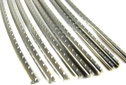 Stainless Steel fret wire for Guitars and More - Medium/Highest Gauge - Six Feet - Beautiful and Durable!