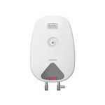 Black+Decker Galerus Geyser 3 Litre | Instant Water Heater for Home & Kitchen | 3KW | High Grade Stainless Steel Tank I Copper Sheathed Heating Element I 5 Year Tank Warranty | Water Geyser White