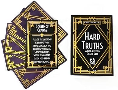Pauseology Hard Truths - A Fate Altering Oracle Deck - 66 Enlightening Cards with Meanings to Disrupt Patterns for Realignment and Transformation