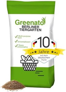 30 kg Rasensamen schnellkeimend Greenato Berliner Tiergarten - Grassamen für Zierrasen, Spielrasen oder Schattenrasen Gras ideal für Mähroboter - Rasensaat ausreichend für 1200 m²