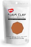 BOHS Chocolate Foam Clay - Squishy,Soft, Air Dry -for School Project,Cosplay,Fake Bake, Slime Supplies-100 Grams