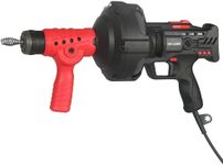 DOMINOX 23FT Handheld Electric Drain Snake, Auto Drain Auger with Cable, Portable Drain Cleaning Tool, Drain Cleaner for Toilet, Sewer, Bathroom, Sink Drain Pipes