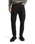 G-STAR RAW Men's Zip Pocket 3D Skinny Cargo Pants 2.0, Black (dk black D24307-C105-6484), 31W / 32L