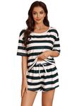 SMOWKLY Printed nightduit || Everyday Nightsuit || Night Dress || Shorts Set || Pyjama Set for Women Green