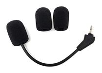 TNE - Corsair Replacement Game Mic 3.5mm Microphone Boom for Corsair HS50 Pro, HS60, HS70 SE Gaming Headsets | Extra Foam Cover Pop Filters