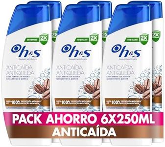H&S Champú Anticaspa Anticaída para Hombre 250ml Uso Diario. Con Cafeína. Hasta 100% de Protección Anticaspa, Clínicamente Probado. Para Todo Tipo de Pelo y Cuero Cabelludo, New Version