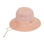 FabSeasons Beach and Sun Hat/Caps for Women & Girls Peach