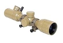 Monstrum Tactical 2-7x32 AO Rifle Scope with Illuminated Range Finder Reticle (Flat Dark Earth)