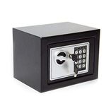 CDC⑧ 4.6L DIGITAL STEEL SAFE ELECTRONIC SECURITY HOME OFFICE MONEY CASH SAFETY BOX 2 KEYS