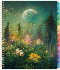 2025 Planner - Planner 2025, 9" x 11", Jan.2025 - Dec.2025, weekly monthly planner 2025 with Colorful Tabs, Strong Twin-wire, Back Pocket - Dreaming