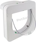 PetSafe Petporte Smart Flap Microchip Cat Door, Battery Operated or Main Power Supply, Easy Install, Customised Timer Feature, For Cats Up To 7kg