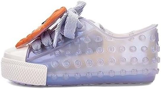 Mini Melissa Disney Polibolha II Jelly Sneaker for Babies, Blue/White, 6