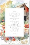 DEXSA The Lord Has Done Wood Frame Wall Plaque 6"x9" | Made in the USA | Wonderful Gift | Inspirational Sentiment | Metal Hanger and Easel on Back | Self-Standing or Wall Hanging